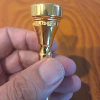Dennis Wick London 1X Trumpet Mouthpiece Gold plate image 5