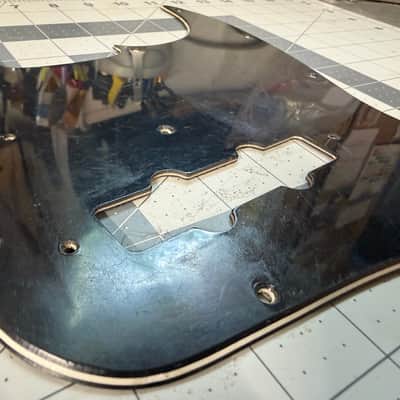 Vintage Fender Jazz Bass Pickguard 1977-1978 - Black image 4