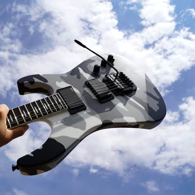 ESP Jeff Hanneman Signature Urban Camo 6-String Electric Guitar w/ Black Tolex Case (2022) image 1