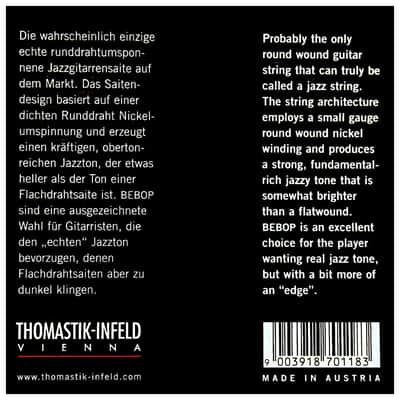 Thomastik-Infeld BB111 Jazz Bebop Round Wound Jazz Guitar Strings Extra Light (.011-.047) image 2