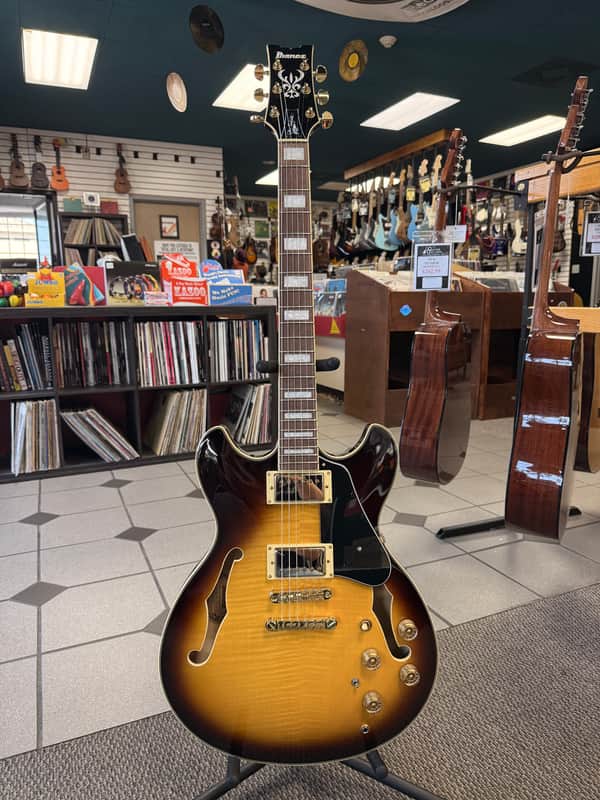 Ibanez JSM10-VYS John Scofield Signature 2014 - Present - Vintage Yellow Sunburst image 1