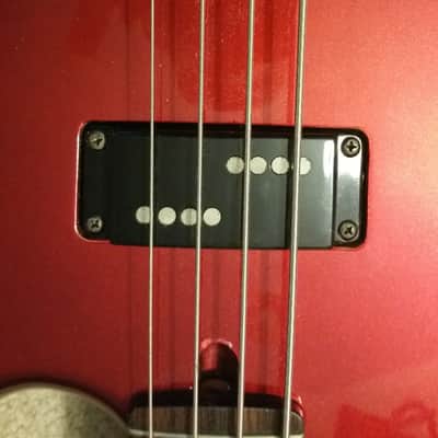 Aria Pro II RSB 80's RED bass guitar image 9