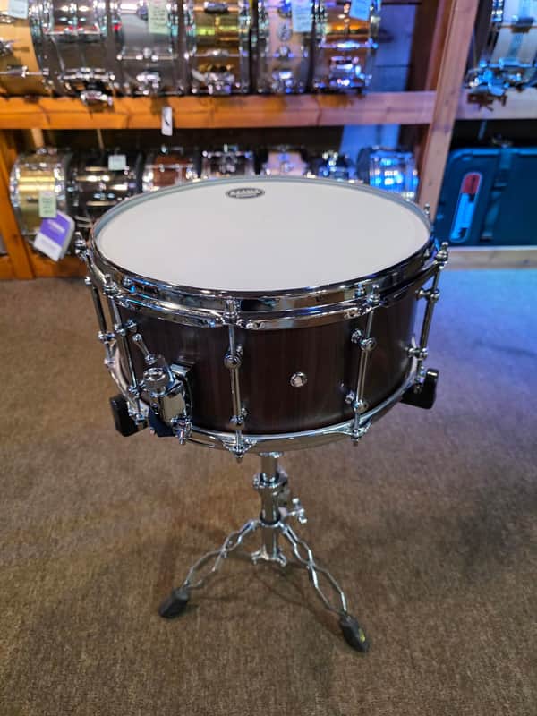 Tama S.L.P. G-Walnut 6.5x14 Snare Drum - Matte Black Walnut image 1
