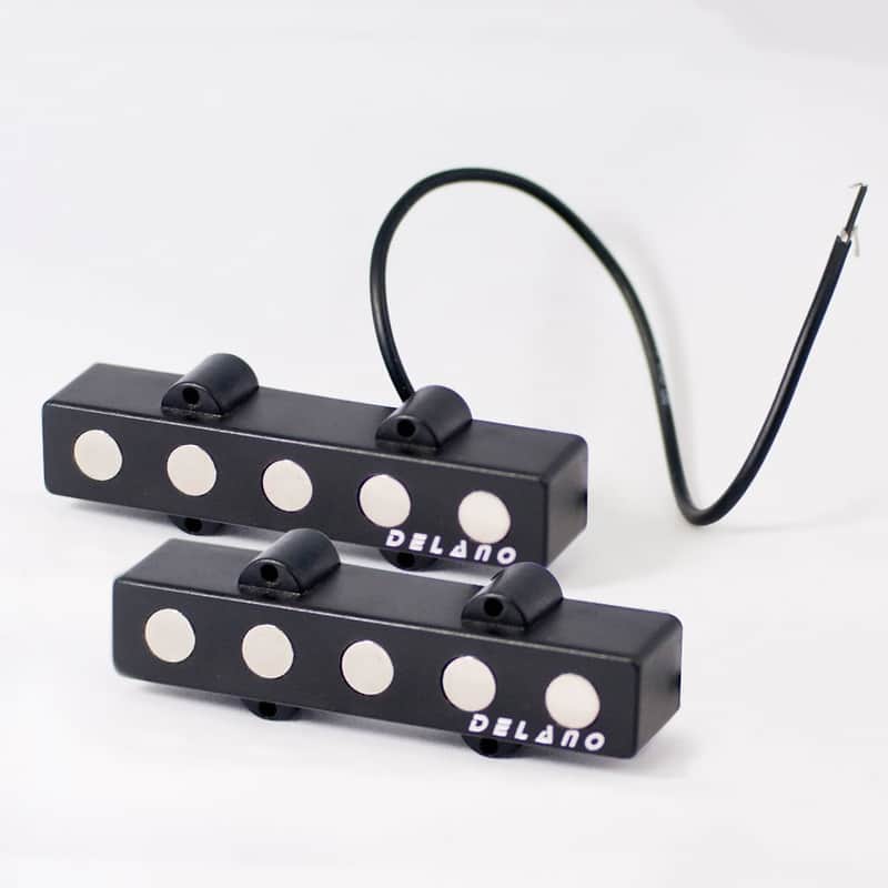 Delano JMVC5 FE/M2-AS 5 String Jazz AS S Size Split Coil Neck Pickup image 1