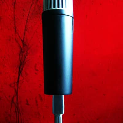 Vintage 1960's Olson M-219 dynamic cardioid microphone Dual Z w stand prop repair Calrad Shield Lafayette image 9