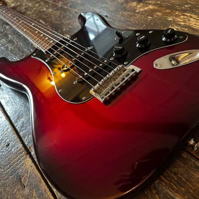 Fender Japan Rare ST65-TX Stratocaster 1965 Reissue Gunmetal Red w/ Matching Headstock, USA Pickups & Hardcase 2007 MIJ image 6