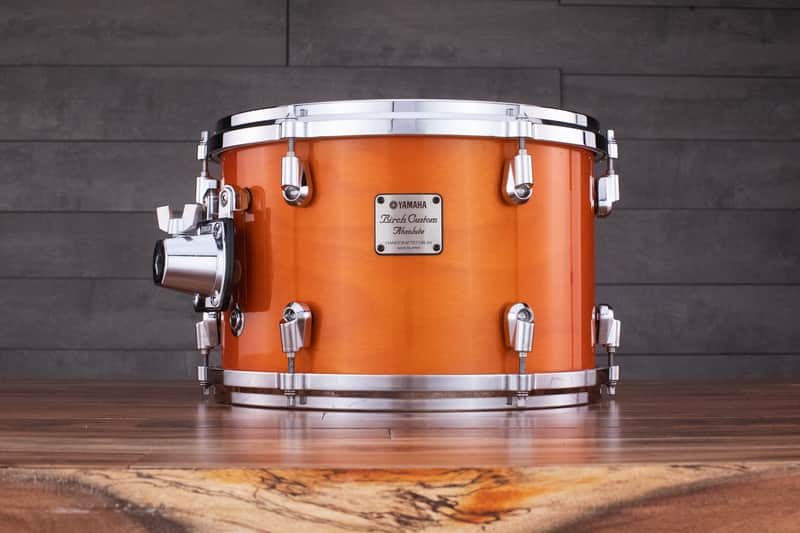 YAMAHA 12 X 8 BIRCH CUSTOM ABSOLUTE NOUVEAU TOM, HONEY YELLOW (PRE-LOVED) image 1