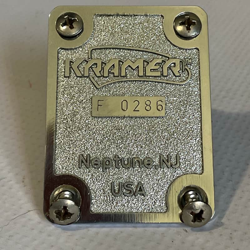 1987-88 Kramer Neckplate Chrome