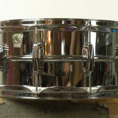 1980s Ludwig 6.5x14 LM402 Supraphonic Snare Drum image 2