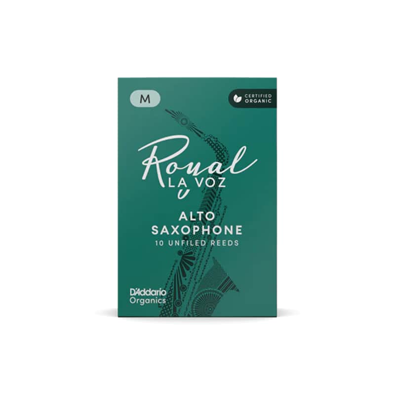 D'Addario Royal La Voz Organic Alto Saxophone Reeds | Soft | 10-Pack image 1