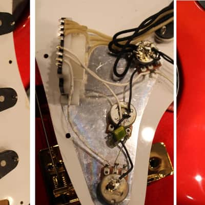 Fender stratocaster ST-62G US 1993 - CAR Candy Apple Red - Japan Import image 10