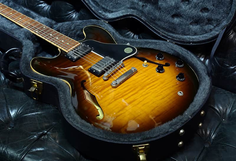 Gibson Memphis ES-335 Dot Figured Vintage Sunburst ESDTVSNH1 2002'