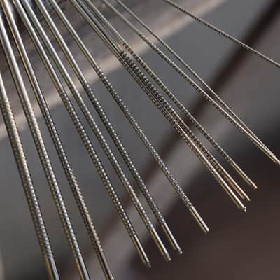 Guitar Bridge Saddle Nut Files Set - 13 Different Size Needle Files with Circular Cross Section and 9 Pcs Sand Paper For Bass, Ukulele, Acoustic & Electric Guitar nut slot polish image 6