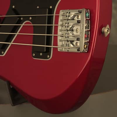 1982 Gibson Victory Artist Bass CANDY APPLE RED with papers + RARE painted neck image 13