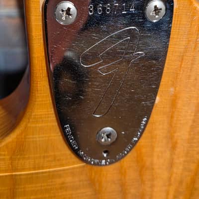 Vintage 1972 Fender Telecaster Bass Maple Fretboard Natural image 22