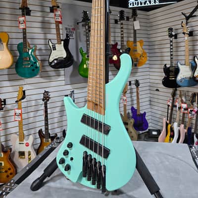 Ibanez Workshop EHB1005MS Left Handed Bass Guitar - Sea Foam Green Matte w/ Gig Bag + FREE Shipping #373 image 4