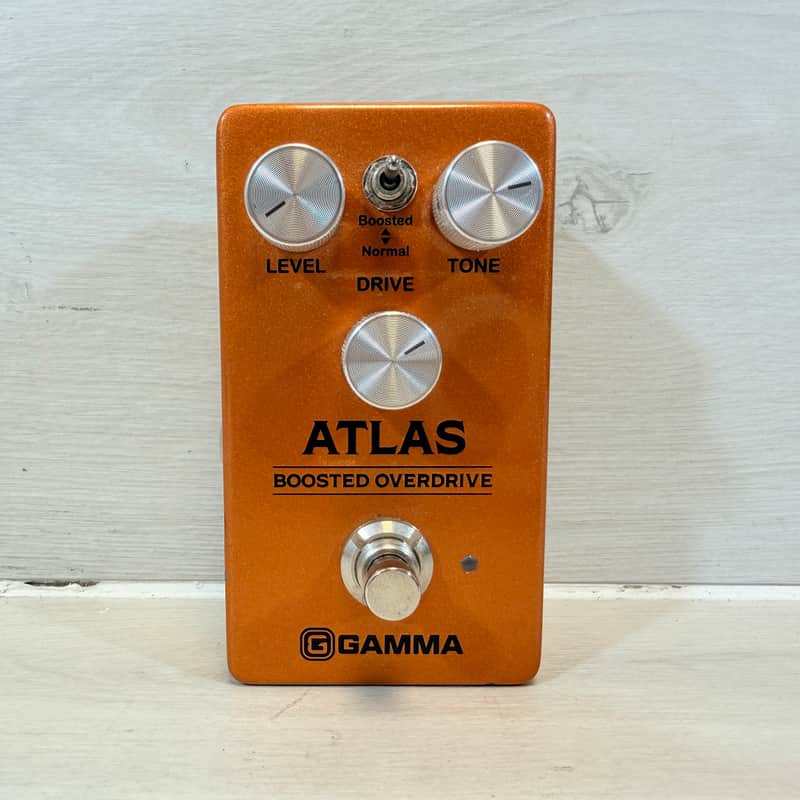 GAMMA Atlas Boosted Overdrive Guitar Effects Pedal - Boost Switch - No Power Supply 2020's image 1