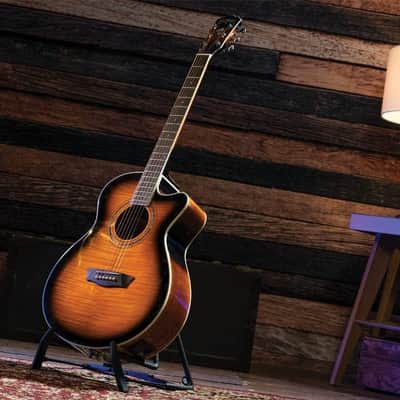 Washburn Festival EA15 Mini Jumbo Cutaway, Acoustic Electric Guitar, Tobacco Burst image 17