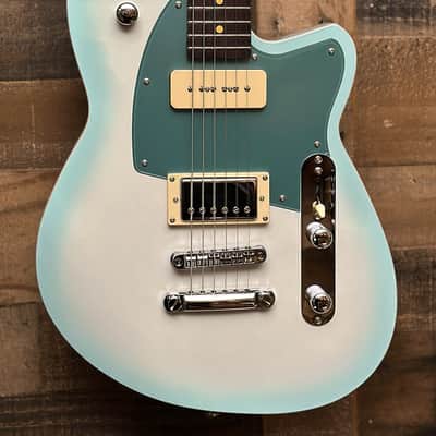 Reverend Double Agent OG Chronic Blue Burst Guitar image 1
