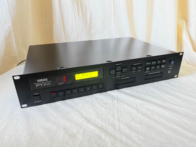 YAMAHA PTX8 PERCUSSION TONE GENERATOR drum synth New internal battery & Display image 1