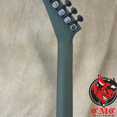 Jackson USA Custom Shop Special Edition RR 1T Rhoads Army Drab Green Guitar image 9