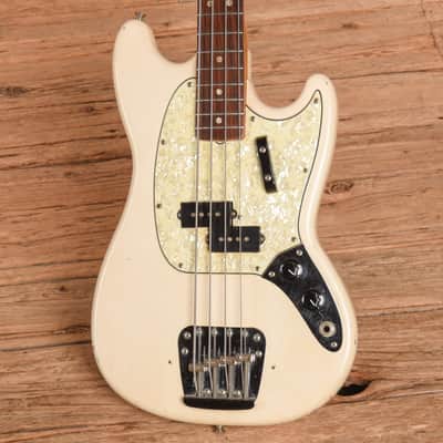 Fender Mustang Bass White 1966 image 2