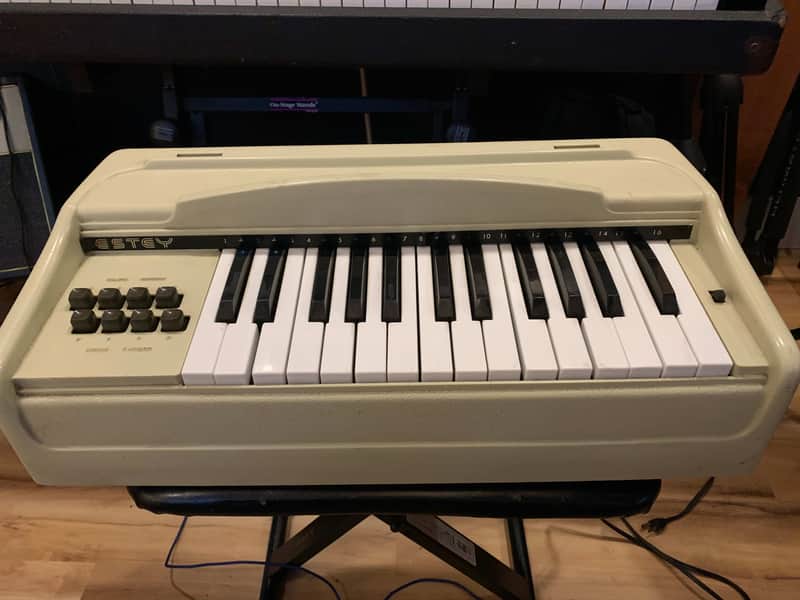 Estey Electric Chord Organ - Model# 2708 1960s Ivory image 1
