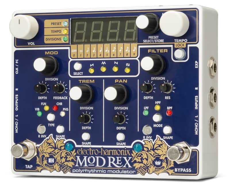 新品 未使用 Electro-Harmonix Mod Rex Electro-Harmonix Mod Rex Polyrhythmic Modulator | Reverb Canada