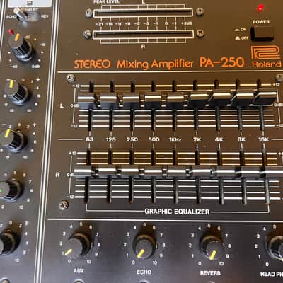 Roland PA 250 - Analog Stereo Mixing Amplifier image 2