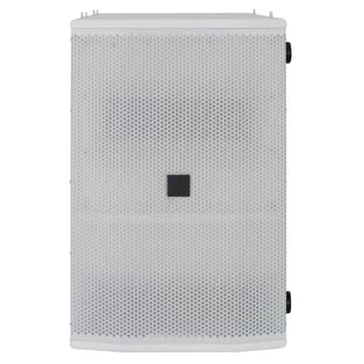 Avante Audio Imperio SUB210W Dual 10" 700W Active DJ PA Subwoofer in White+Pole image 6
