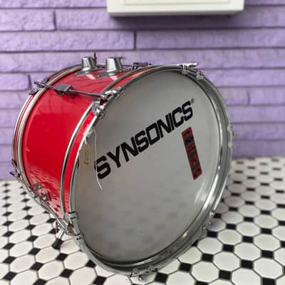 SynSonics- 12x16 Bass Drum 80s”  - Apple Red image 2