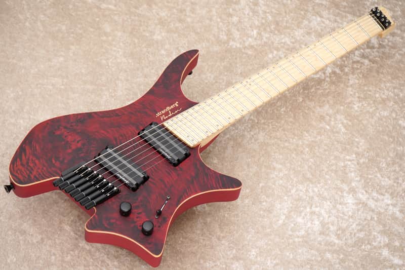Strandberg Boden J7 Standard Poplar Burl Top -Deep Red NMF- [Made