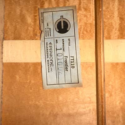 Epiphone FT-110 Frontier 1967 - Natural image 6