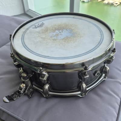 Mapex BPST4651LN Black Panther Machete 14x6.5" Steel Snare Drum 2010s - Brushed Nickel Over Steel image 2