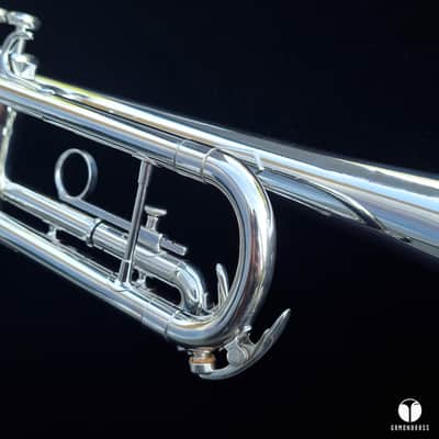 Vintage King Silverflair 1055T 0.462 Large Bore  GAMONBRASS case mouthpiece image 7