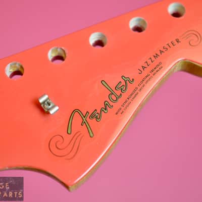 Vintage 1963 PRE-CBS Fender Jazzmaster Project Neck - Killer Tone Wood - Clay Dot Brazilian Board! image 5