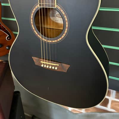 Washburn G7SBM Harvest Acoustic Black Matte 2018 Acoustic Guitar image 4