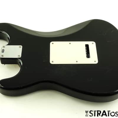 USED 2004 Fender MIM Standard Strat BODY & HARDWARE Guitar Black image 2