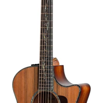 Taylor PS14ce Honduran Rosewood V-Class Acoustic Electric Guitar, Sinker Redwood image 10