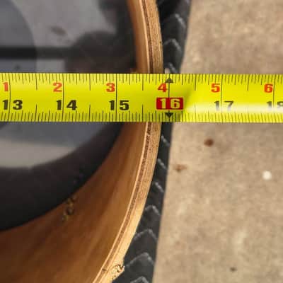 Set of 2 Yamaha Birch Concert Toms 14" x 10" & 16" x 14" - NICE! image 8