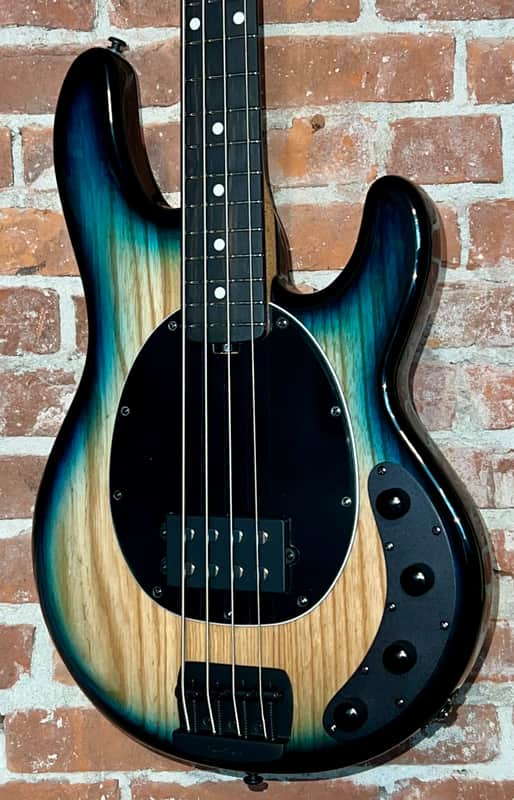 Stunning 2026 Ernie Ball Music Man StingRay Special Electric Bass Guitar - Mean Blue Burst, Ebony Fingerboard image 1