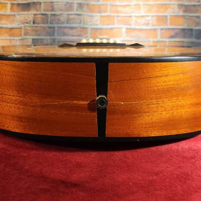 Amazing Hand Crafted Steel-String Acoustic Guitar Tobacco Burst 12 Fret Cutaway-Ebony Board-Spruce Top-Mahogany Back & Sides image 20