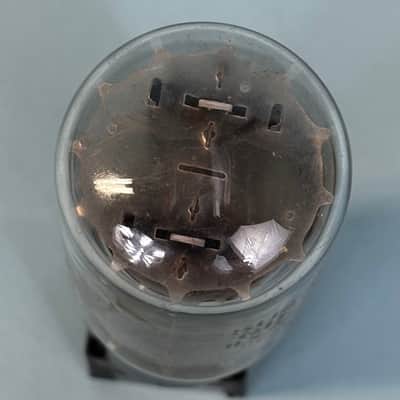 1961 General Electric 5U4GB Vintage GE Side Getter Gray Plate Rectifier TubeT400 image 6