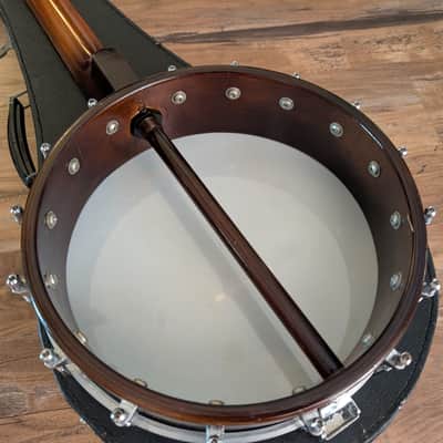 John Grey And Sons 25 Fret 5 String Vintage Banjo W/Original Case England image 15