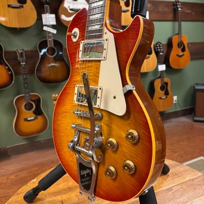 2004 Gibson Custom Shop Historic Collection '59 Les Paul Standard Flametop Reissue Heritage Cherry Sunburst R9 image 4