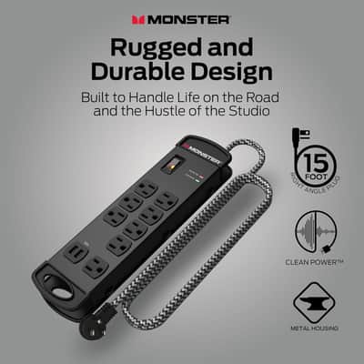 Monster MPOWER8001 AC Power Strip. 8 Surge Protector Outlet image 3