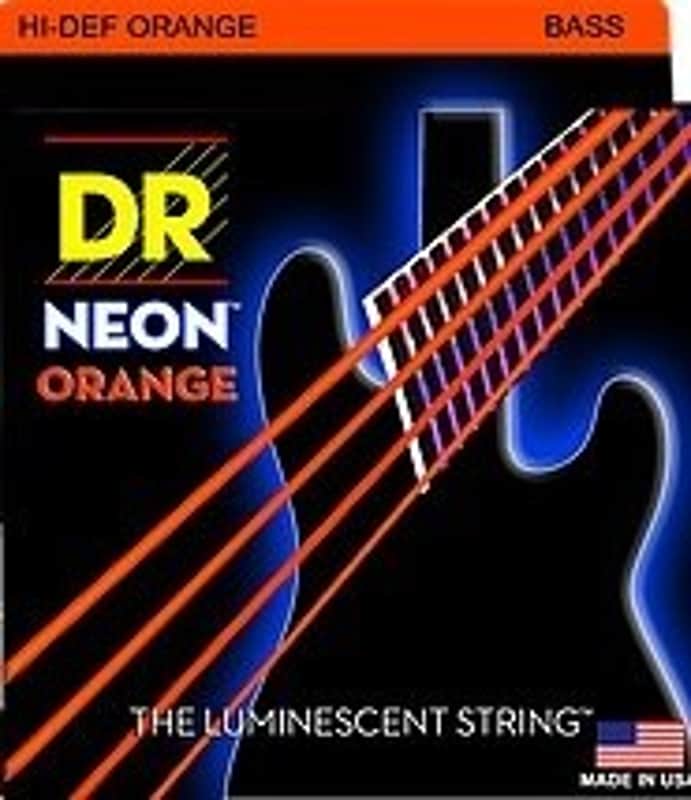 DR Neon Orange 45 Medium Bass Strings Bild 1