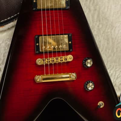 Gibson 50th Anniversary Flying V 2008 Guitar of the month GOTM Brimstone Burst -VIDEO- image 14