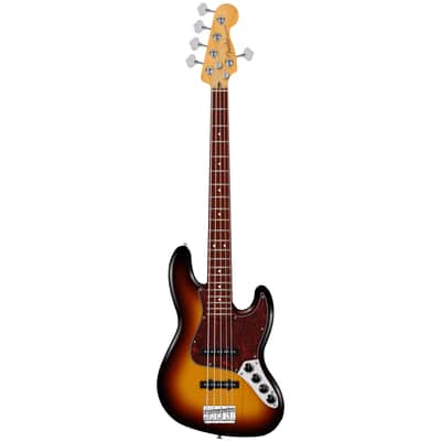 Player II Modified Active Jazz Bass V Rosewood 3 Color Sunburst Fender image 3
