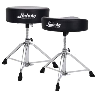Ludwig LP51TH Pro Series Round Drum Throne, Black image 4